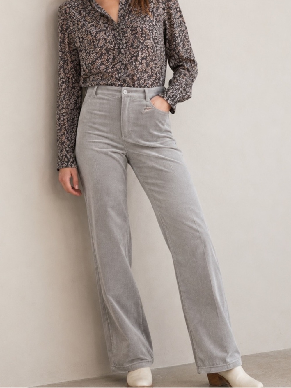 Giorgio Armani Made in Italy Cashmere Blend Corduroy Pants IT 38 US 4